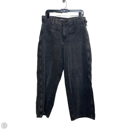 Jeans Wide Leg By Old Navy In Black Denim, Size: 12