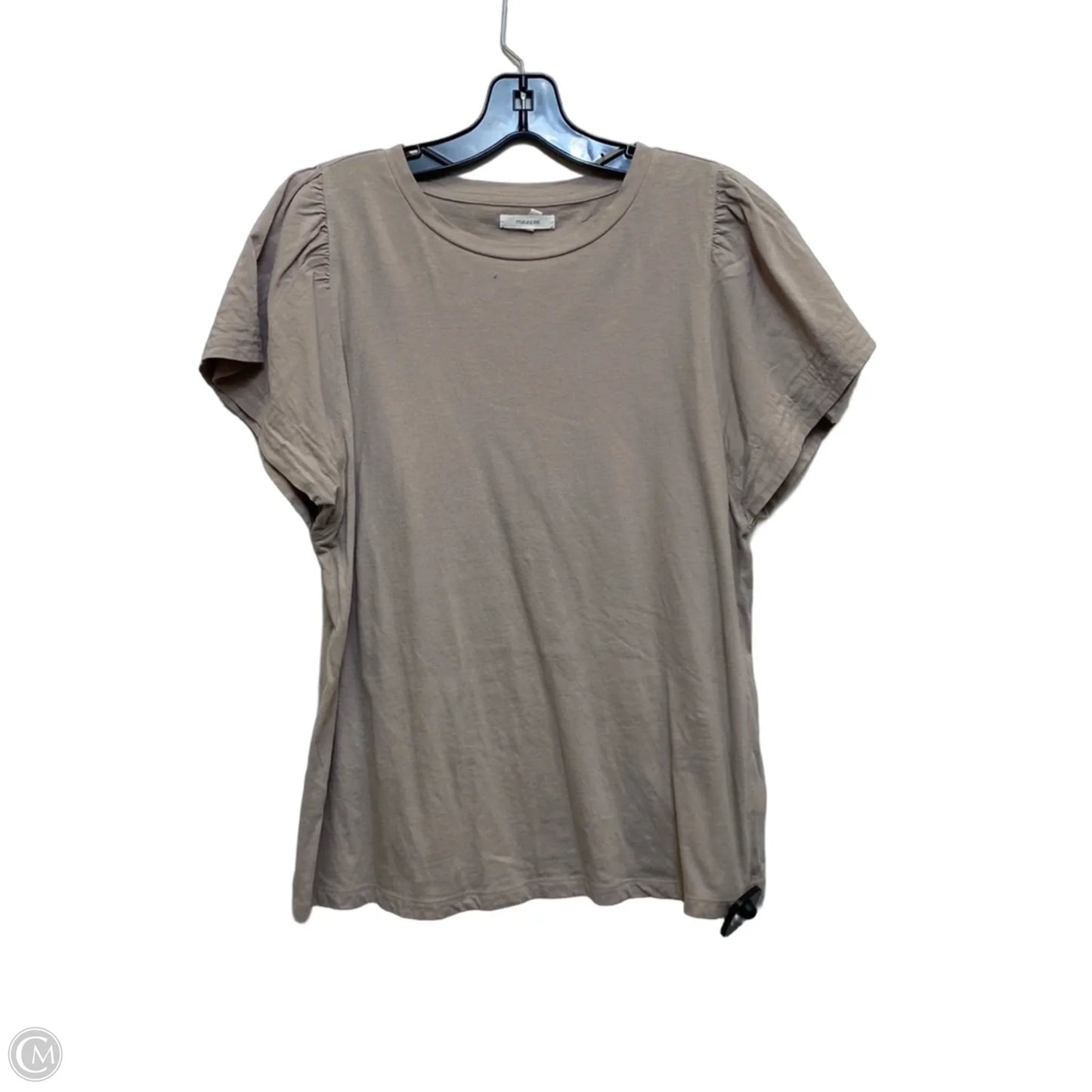 Top Short Sleeve By Maurices In Brown, Size: L