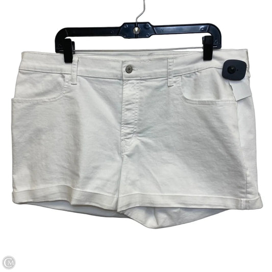 Shorts By Old Navy In White Denim, Size: 16