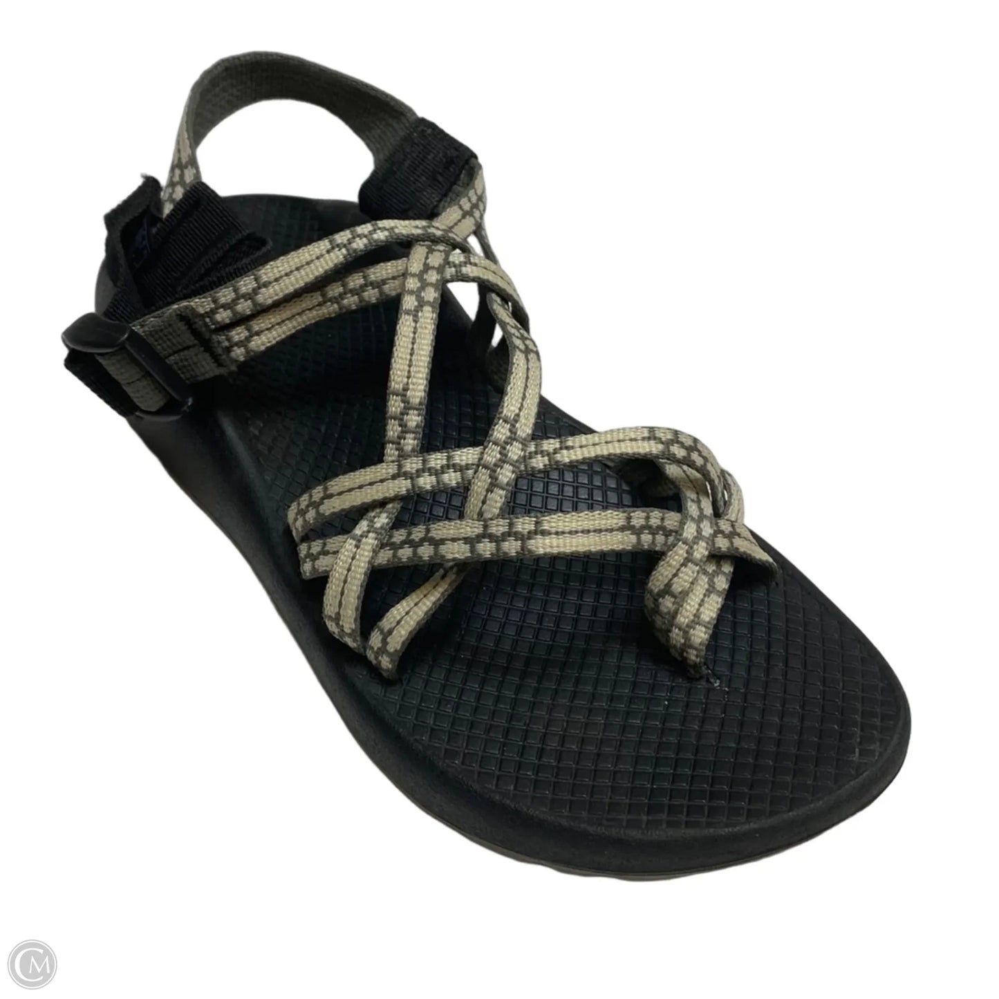Sandals Flats By Chacos In Black & Grey, Size: 8