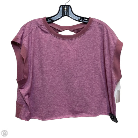 Athletic Top Short Sleeve By Cmf In Purple, Size: M
