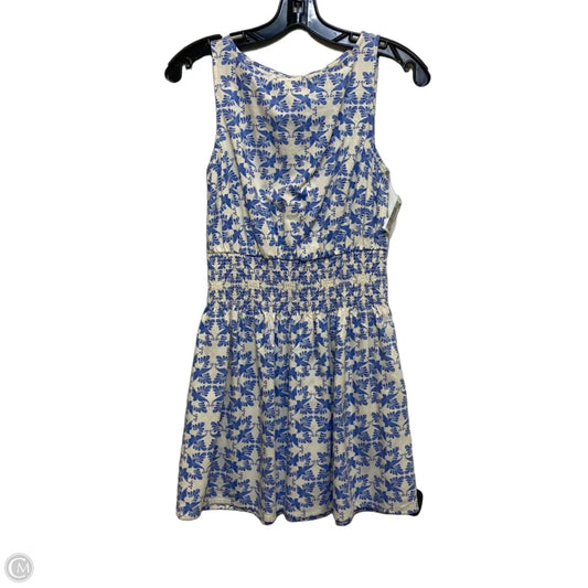 Dress Casual Short By Universal Thread In Blue & Cream, Size: Xs