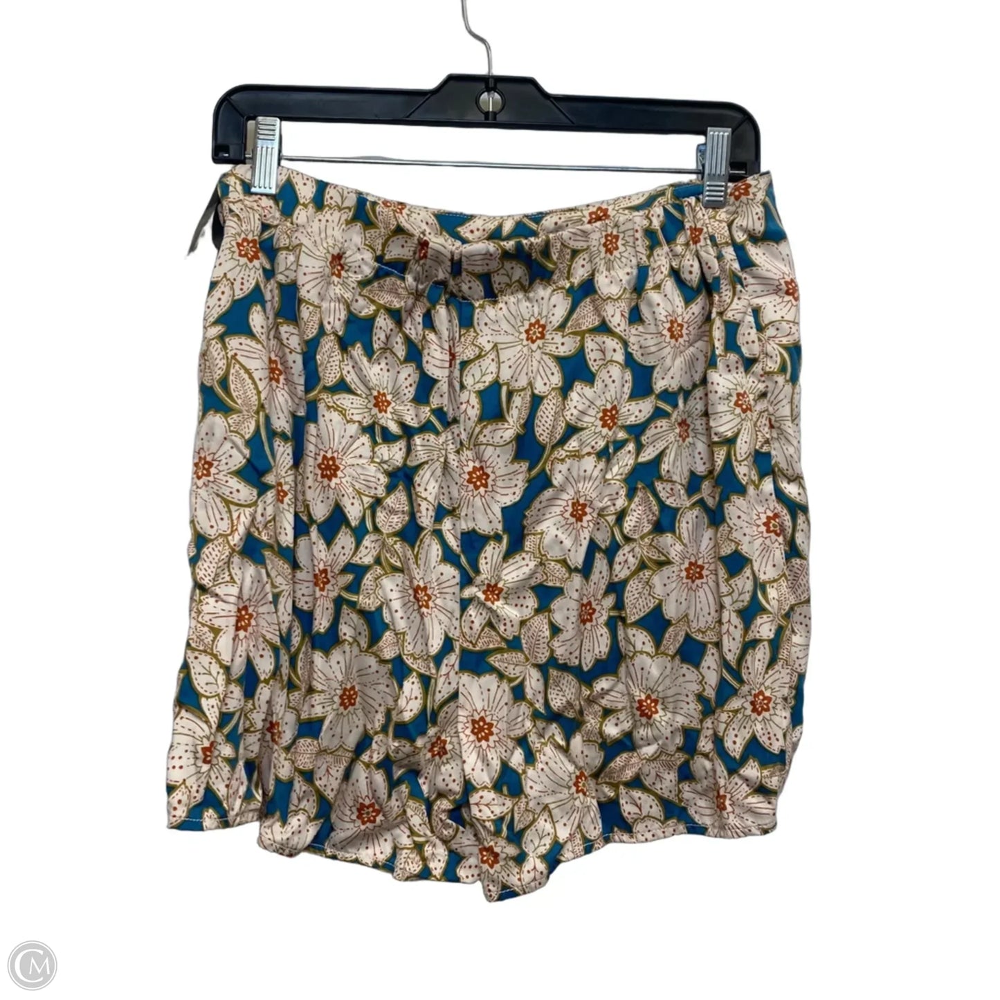 Shorts By Anthropologie In Blue & Cream, Size: M
