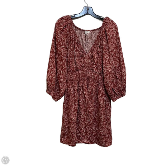 Dress Casual Short By Madewell In Red, Size: M