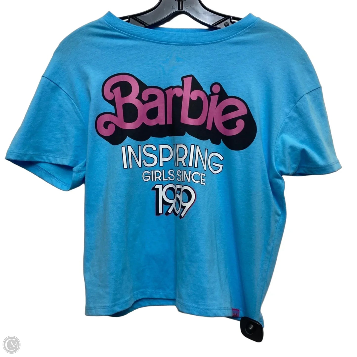 Top Short Sleeve Basic By Barbie In Blue, Size: Xl