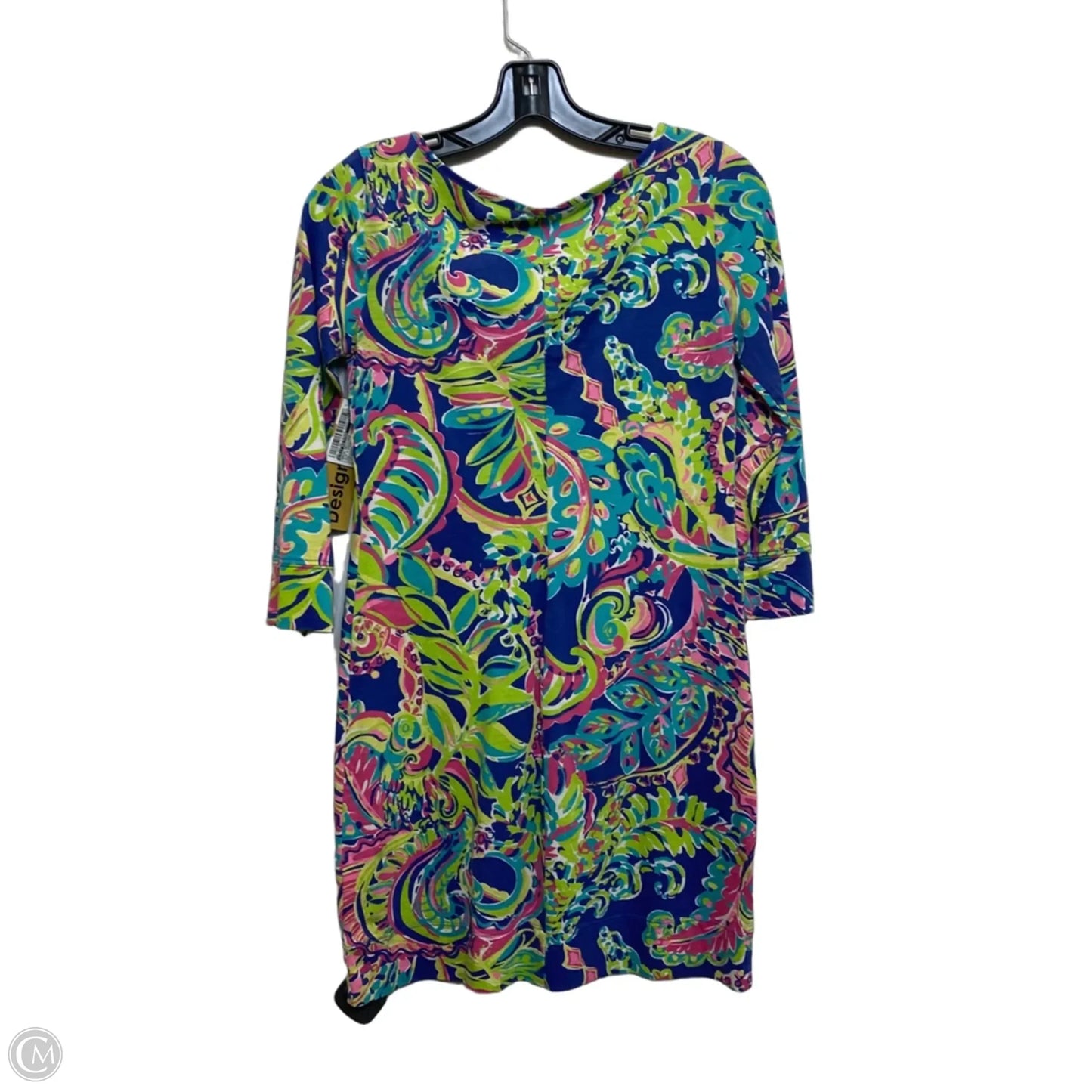 Dress Designer By Lilly Pulitzer In Blue & Green, Size: Xxs