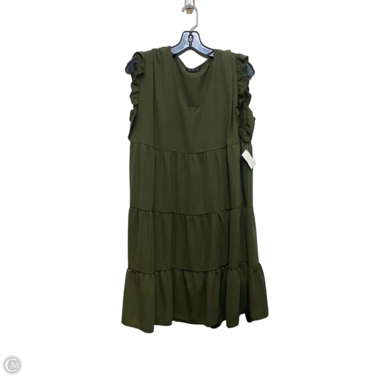 Dress Casual Short By Shein In Green, Size: 2x