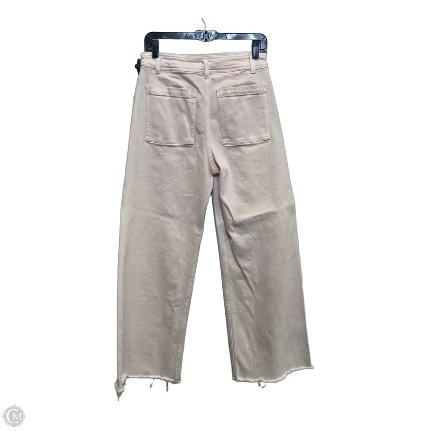 Jeans Wide Leg By Miou Muse In Pink Denim, Size: L