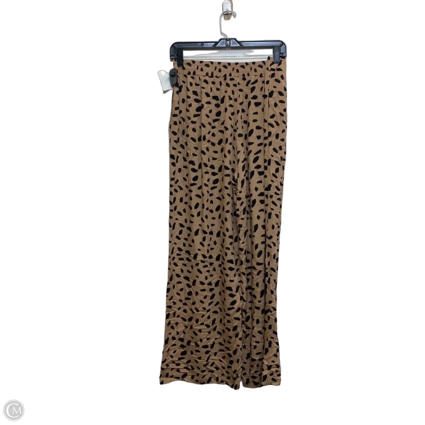 Pants Wide Leg By Milk & Honey In Black & Brown, Size: L