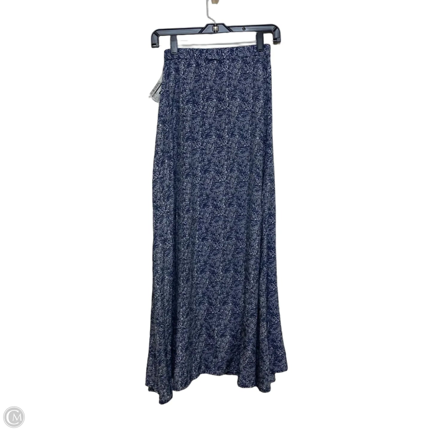 Skirt Maxi By Lulus In Blue & White, Size: S
