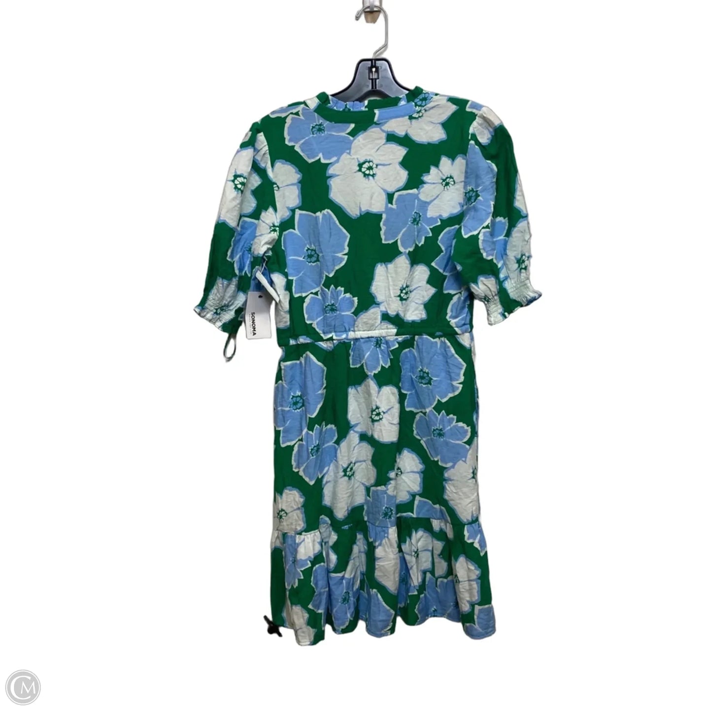 Dress Casual Short By Sonoma In Green & White, Size: S