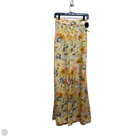 Pants Wide Leg By Zara In Multi-colored, Size: Xs