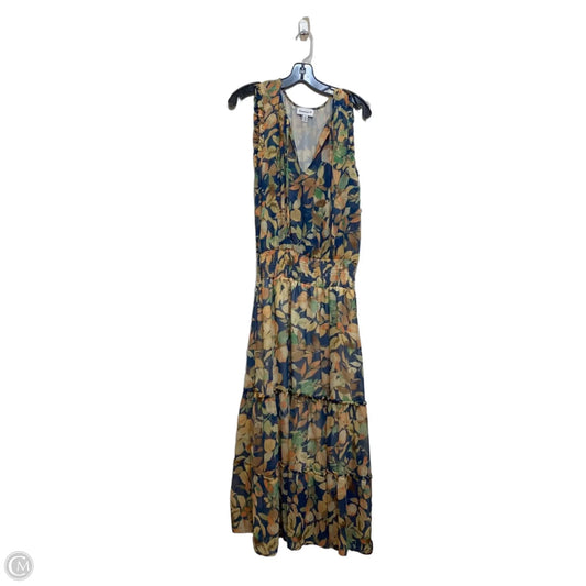 Dress Casual Maxi By Veronica M In Blue & Orange, Size: S