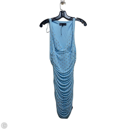 Dress Casual Short By Zara In Blue, Size: S