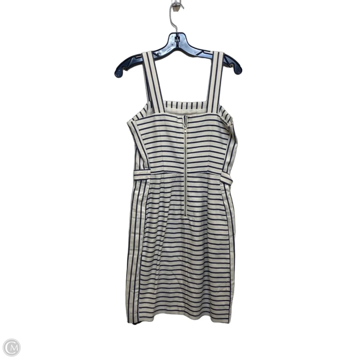 Dress Casual Short By Banana Republic In Blue & Cream, Size: S