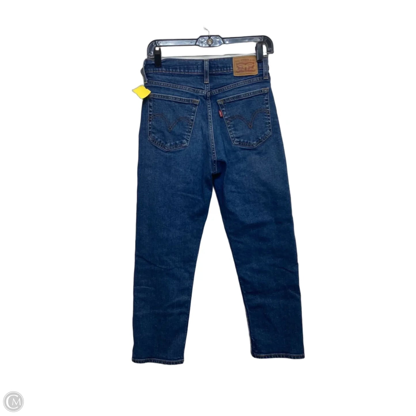Jeans Straight By Levis In Blue Denim, Size: 6