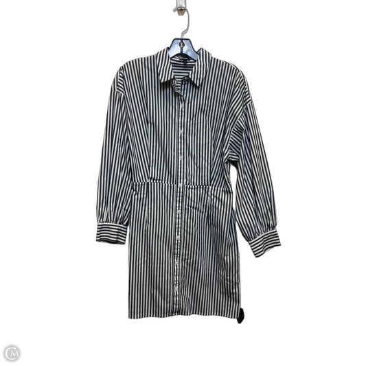 Dress Casual Short By Express In Grey & White, Size: M