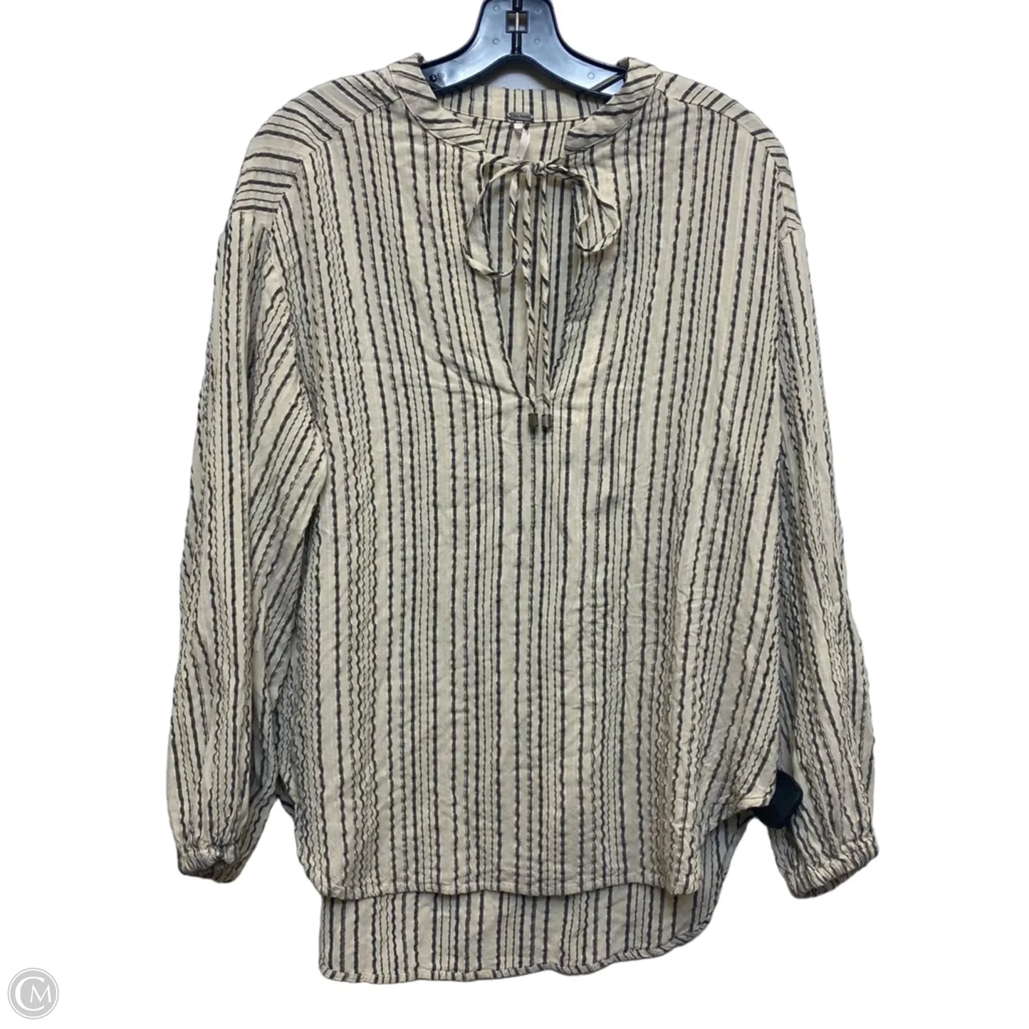 Top Long Sleeve By Free People In Cream, Size: Xs