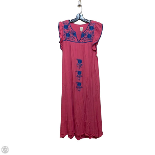 Dress Casual Midi By J.marie In Pink, Size: M