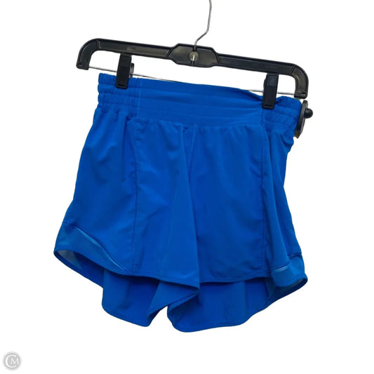 Athletic Shorts Designer By Lululemon In Blue, Size: S
