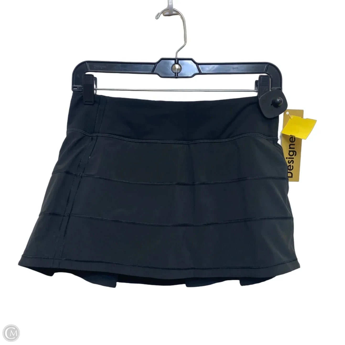 Athletic Skort Designer By Lululemon In Black, Size: S