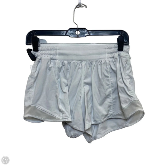 Athletic Shorts Designer By Lululemon In White, Size: S