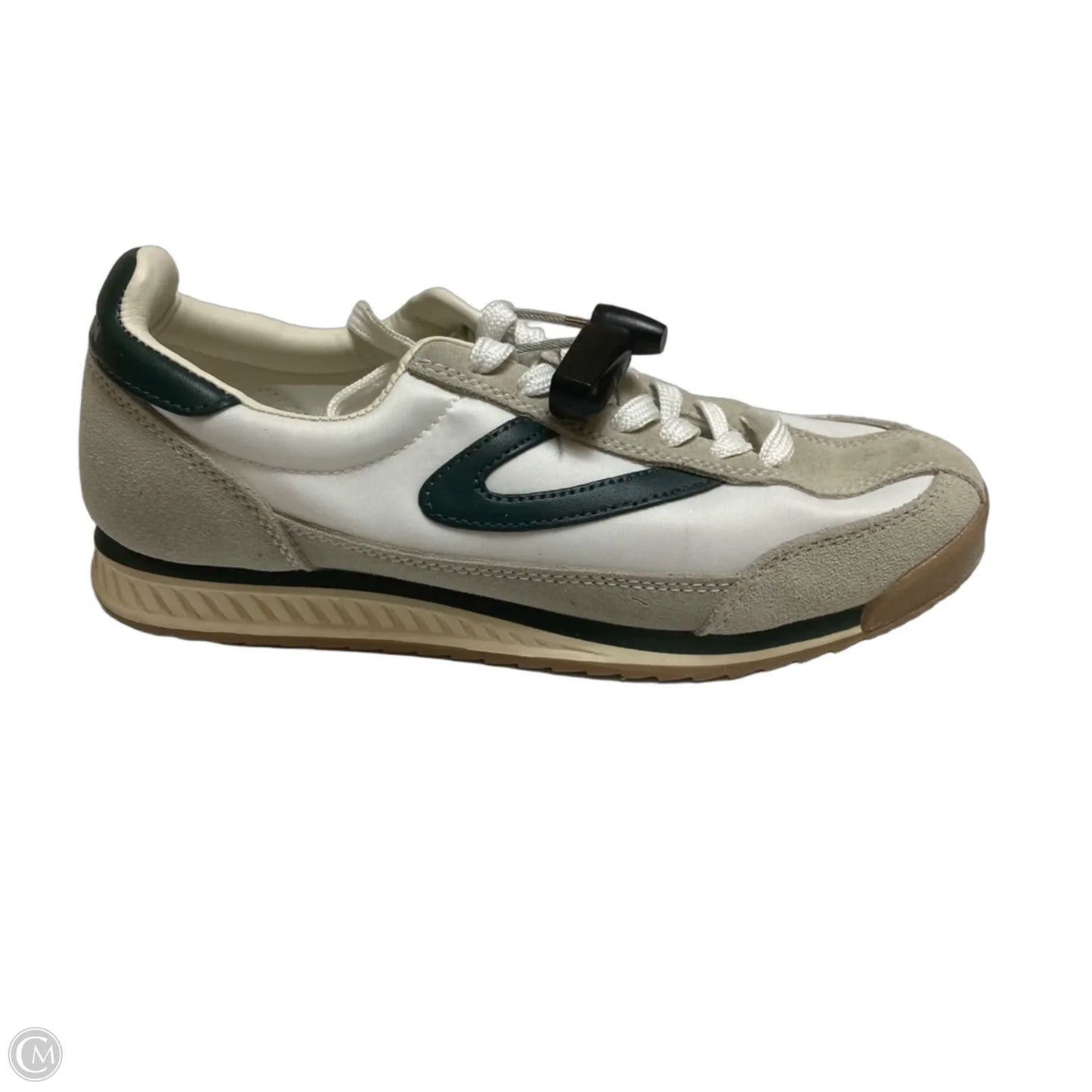 Shoes Sneakers By Tretorn In Green & Grey, Size: 8
