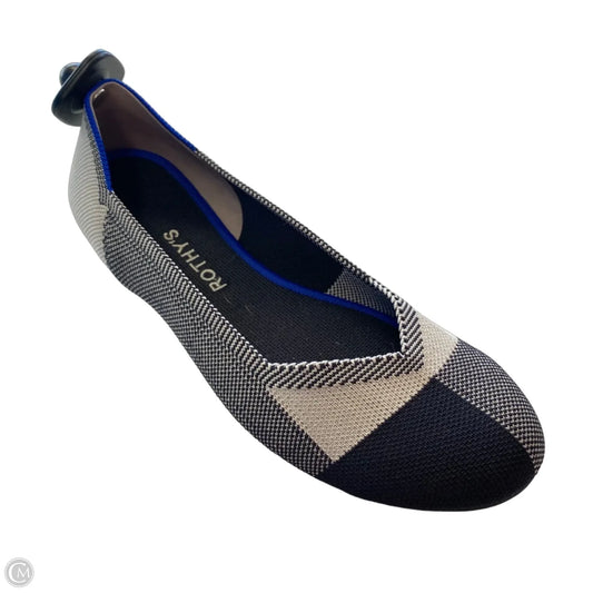 Shoes Designer By Rothys In Black & Grey, Size: 9