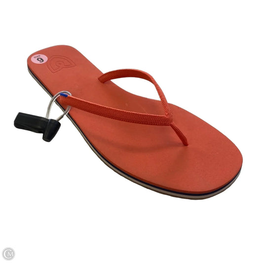 Sandals Designer By Rothys In Orange, Size: 9