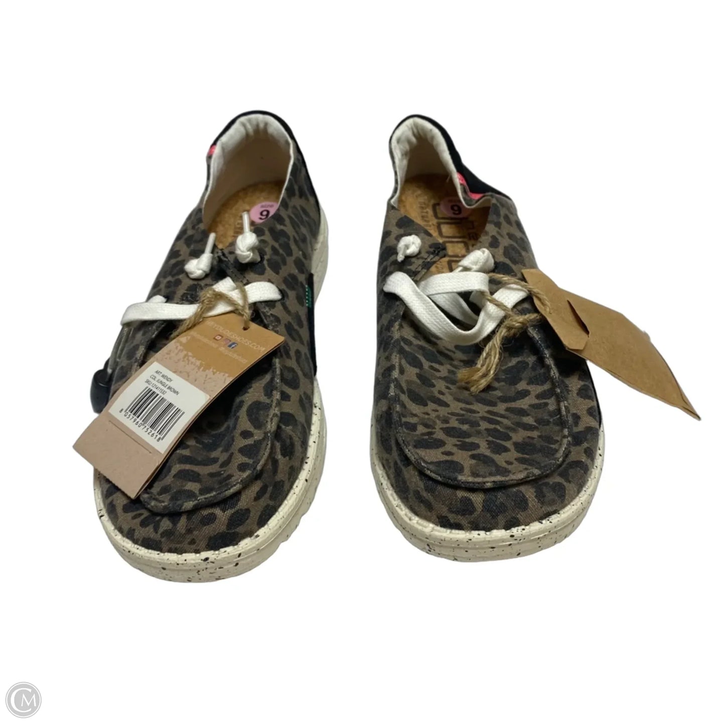 Shoes Flats By Hey Dude In Brown, Size: 9