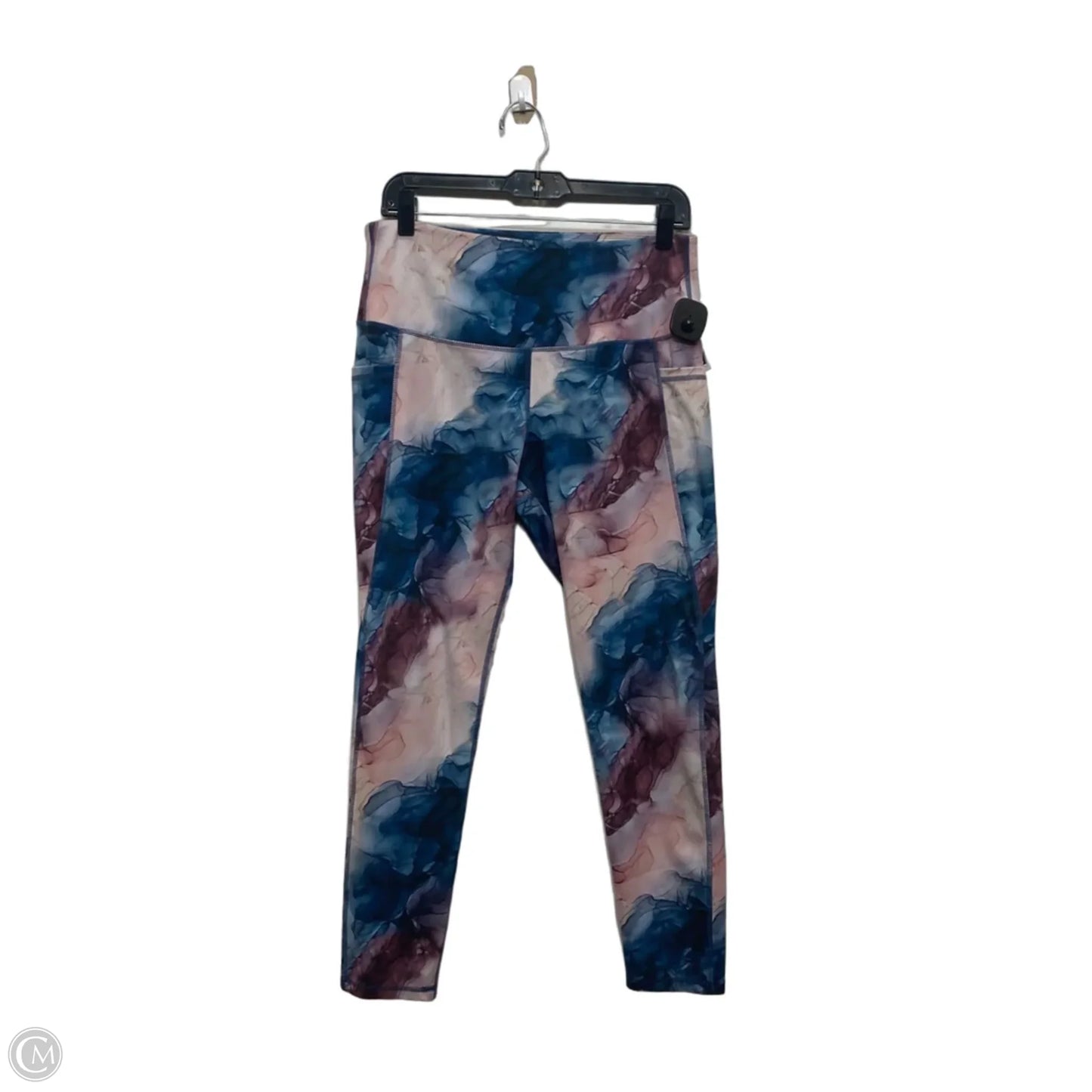 Athletic Leggings By Legend In Blue & Purple, Size: Xl