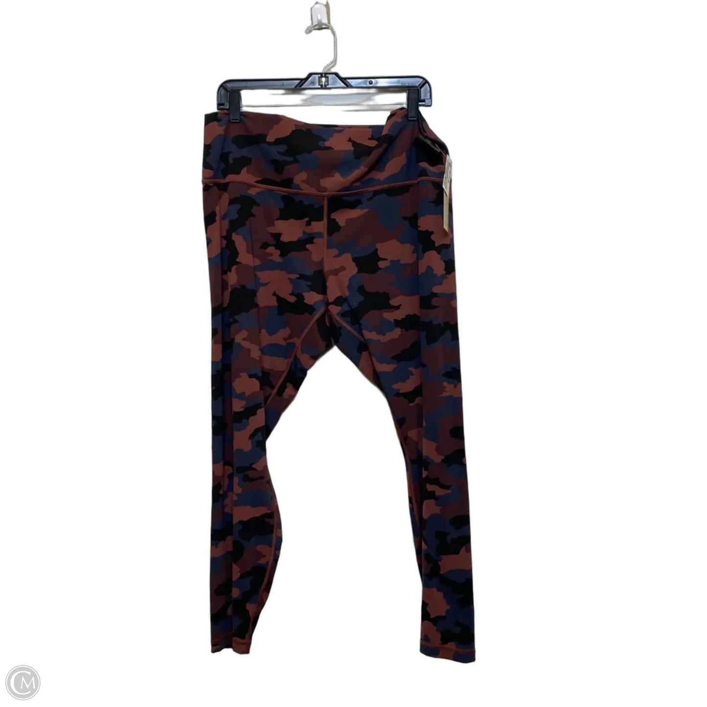 Athletic Leggings Designer By Lululemon In Blue & Red, Size: 1x