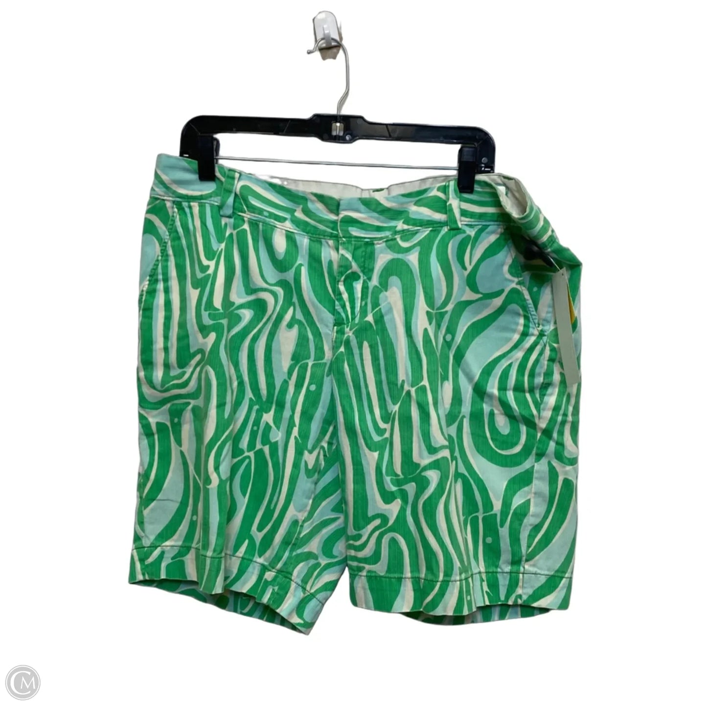 Shortalls Designer By Lilly Pulitzer In Green, Size: 14
