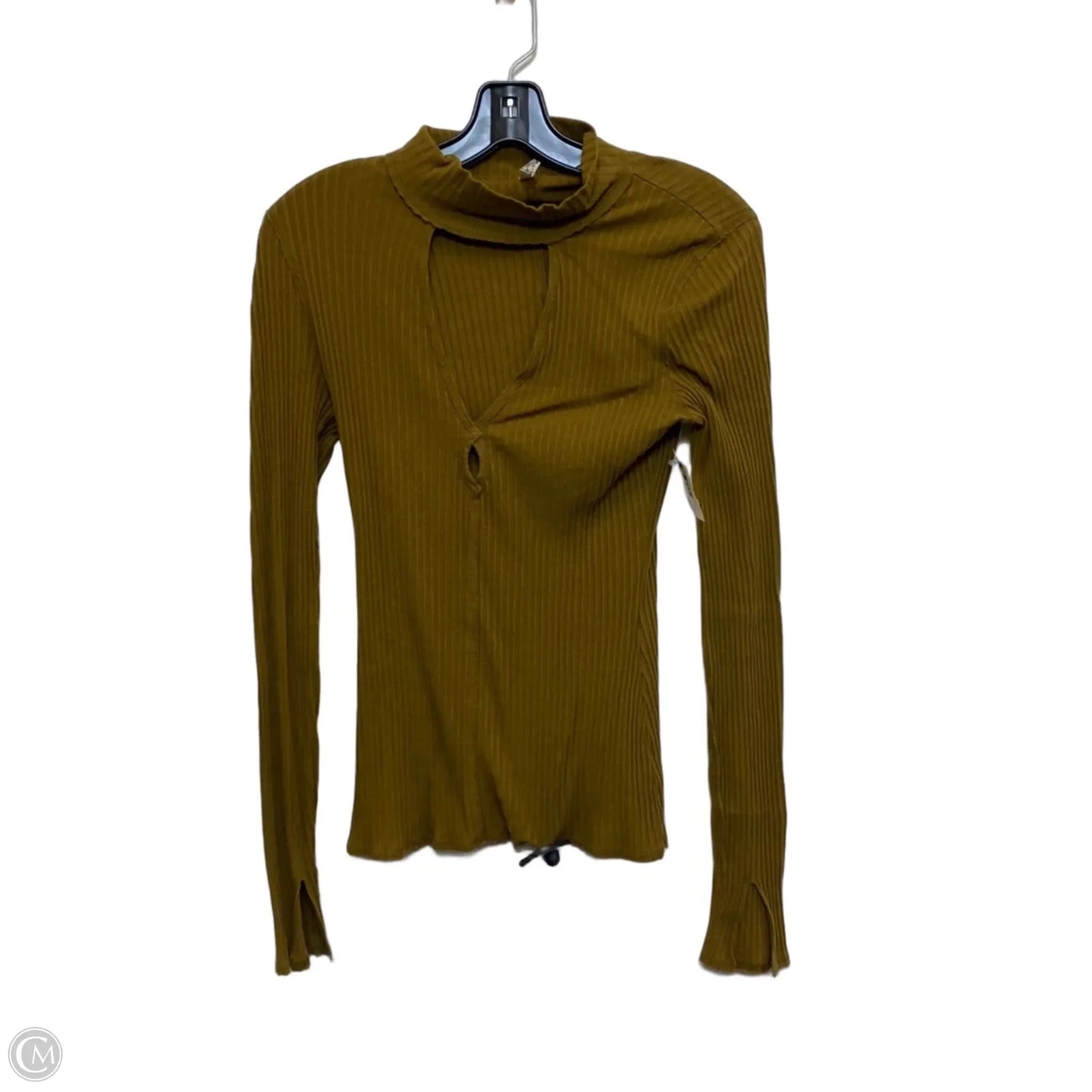 Top Long Sleeve By Free People In Green, Size: Xs