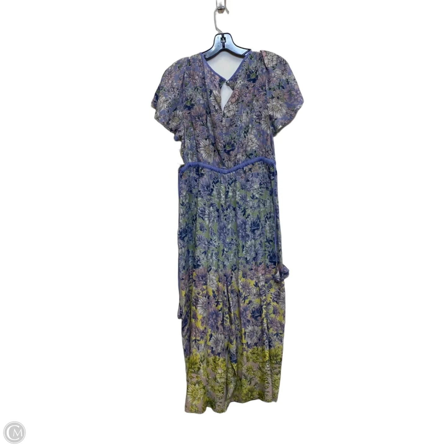Jumpsuit By Anthropologie In Blue & Green, Size: S