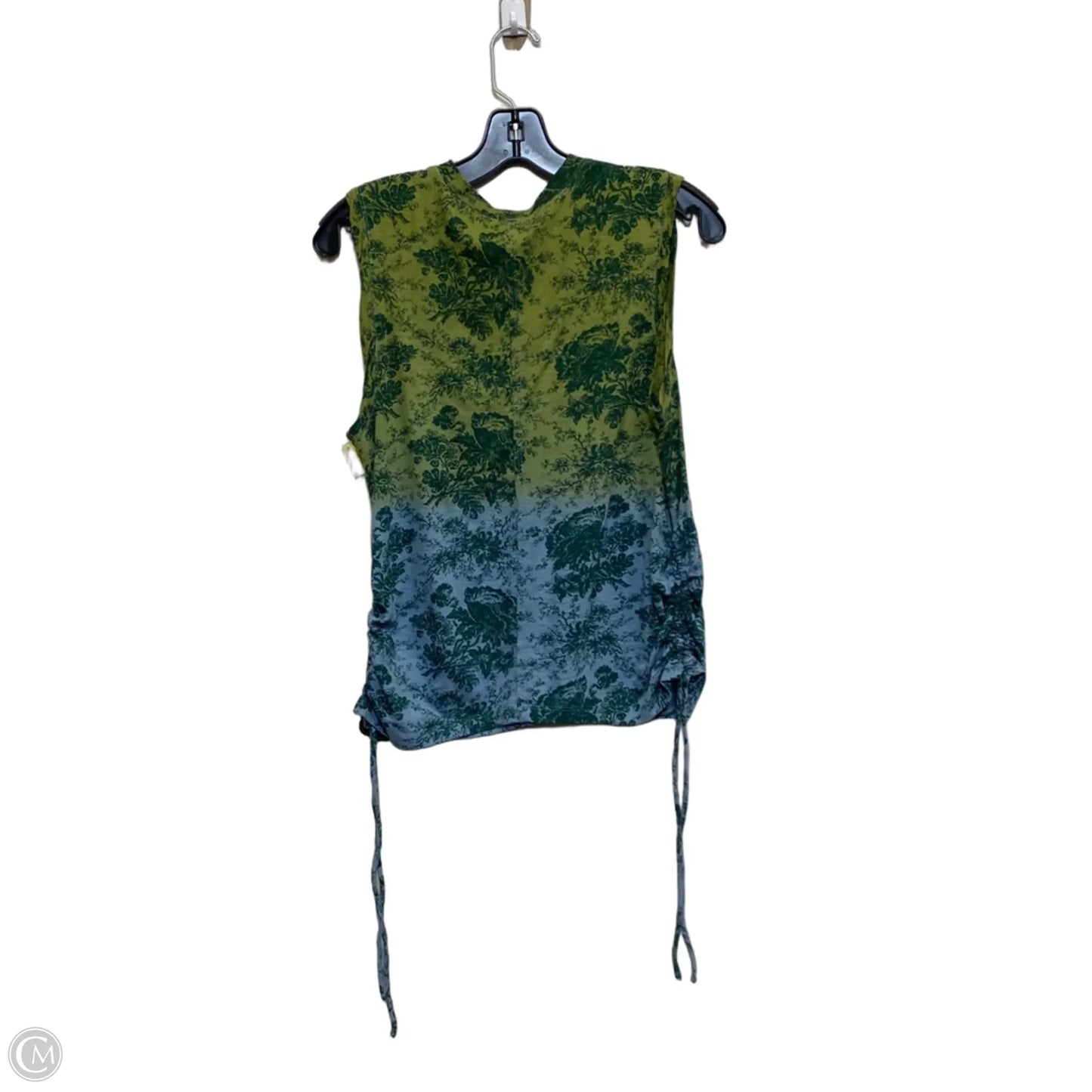 Top Sleeveless By Pilcro In Blue & Green, Size: S
