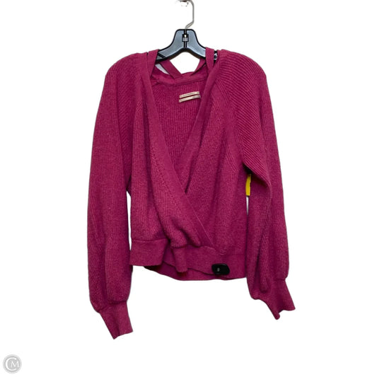 Sweater By Anthropologie In Pink, Size: L