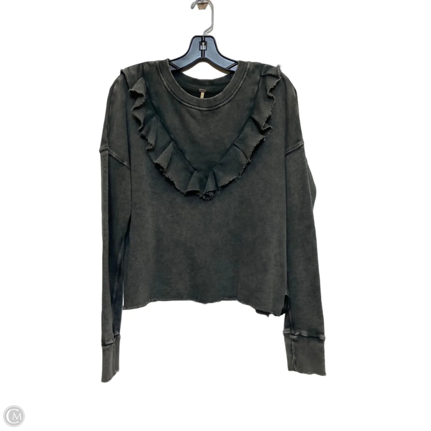 Top Long Sleeve By Free People In Grey, Size: S