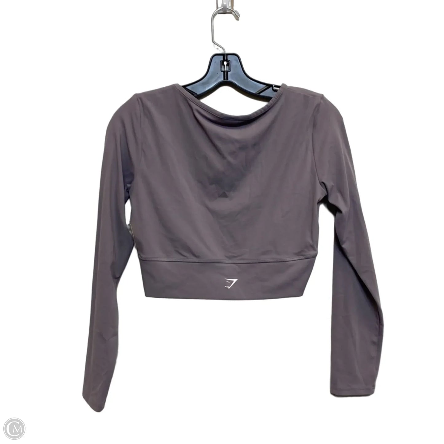 Athletic Top Long Sleeve Crewneck By Gym Shark In Purple, Size: S