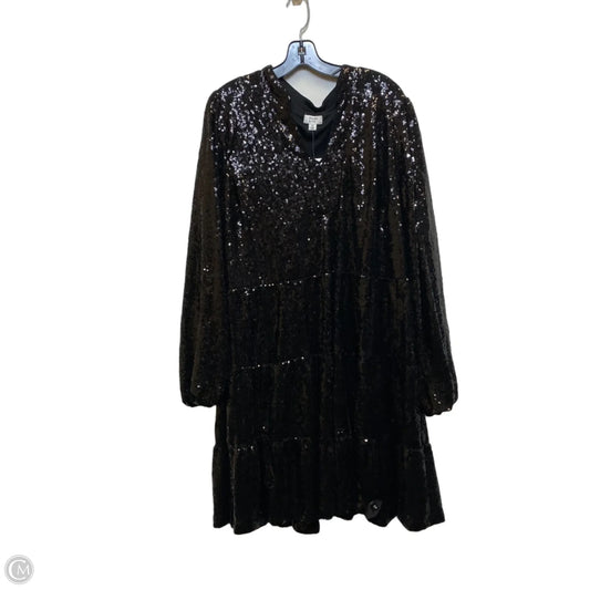 Dress Party Short By Crown And Ivy In Black, Size: 3x