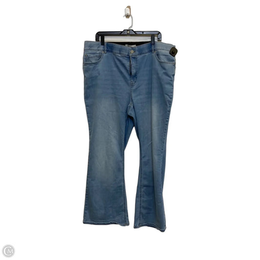 Jeans Boot Cut By Cato In Blue Denim, Size: 22