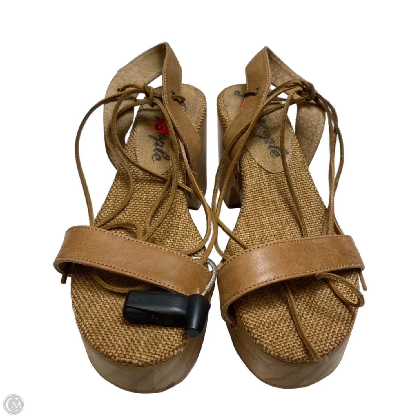 Sandals Heels Block By Free People In Brown, Size: 6.5