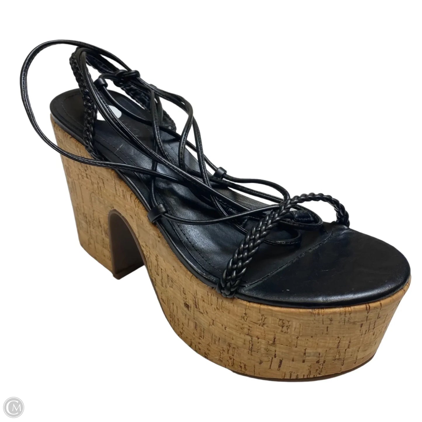 Sandals Heels Block By Schutz In Black, Size: 7