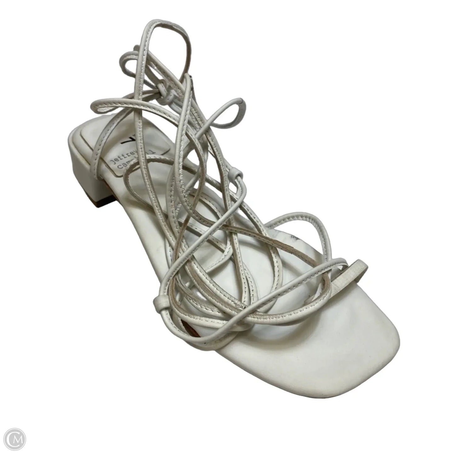 Sandals Designer By Jeffrey Campbell In White, Size: 7