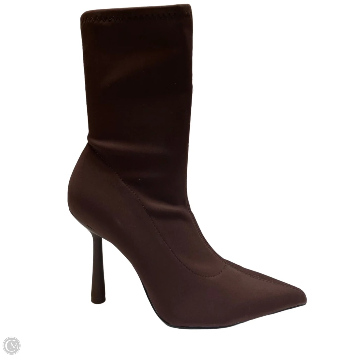 Boots Ankle Heels By Zara In Brown, Size: 6.5