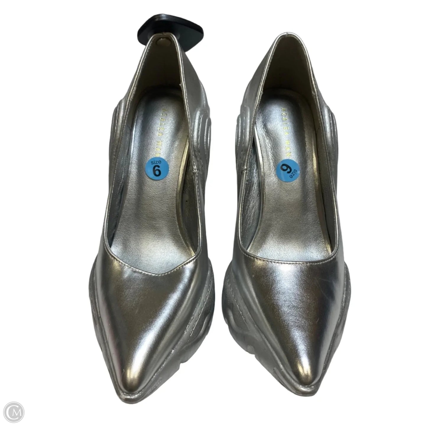 Shoes Heels Stiletto By Azalea Wang In Silver, Size: 6