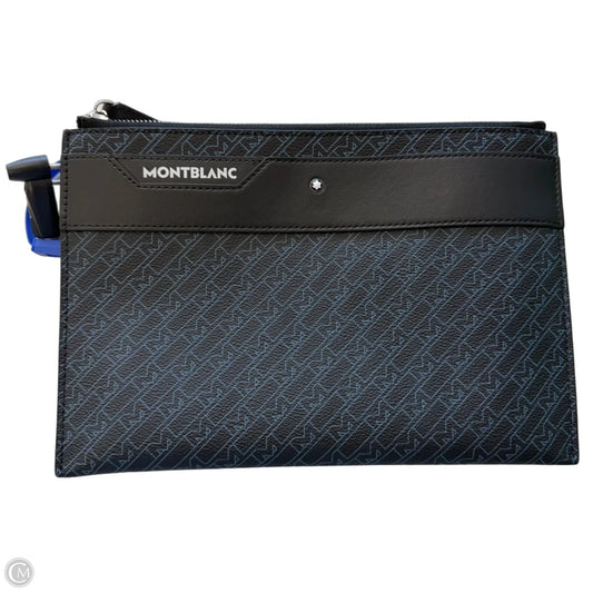Clutch Luxury Designer By Montblanc, Size: Large