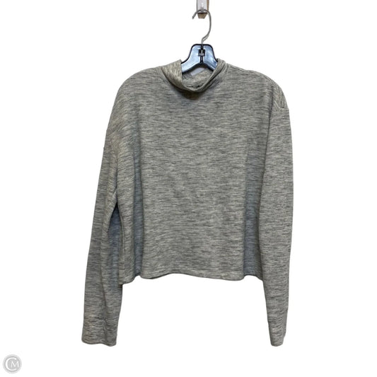 Top Long Sleeve By Lou And Grey In Grey, Size: L