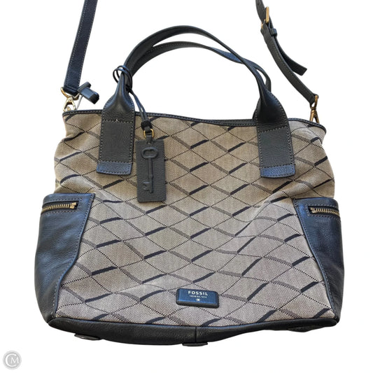 Handbag By Fossil, Size: Large
