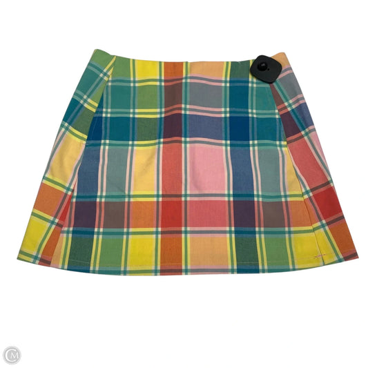 Skirt Mini & Short By Urban Outfitters In Blue & Orange, Size: Xs